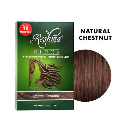 Tinte Semipermanente de Henna Natural Chestnut