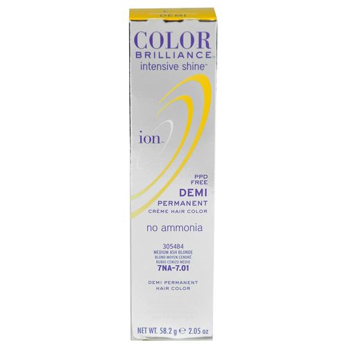 Tinte Demi Permanente en Crema Sin Amoníaco 7NA