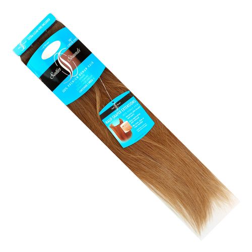 Extensiones de Cabello Humano Natural Premium 16" Cool Brown