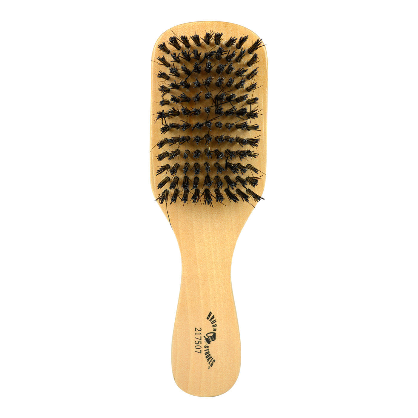 Cepillo de madera para el cabello [fabricado en Japón] Cepillo de madera de  cerdas naturales mezcladas con aceite vegetal natural (cepillo de bambú