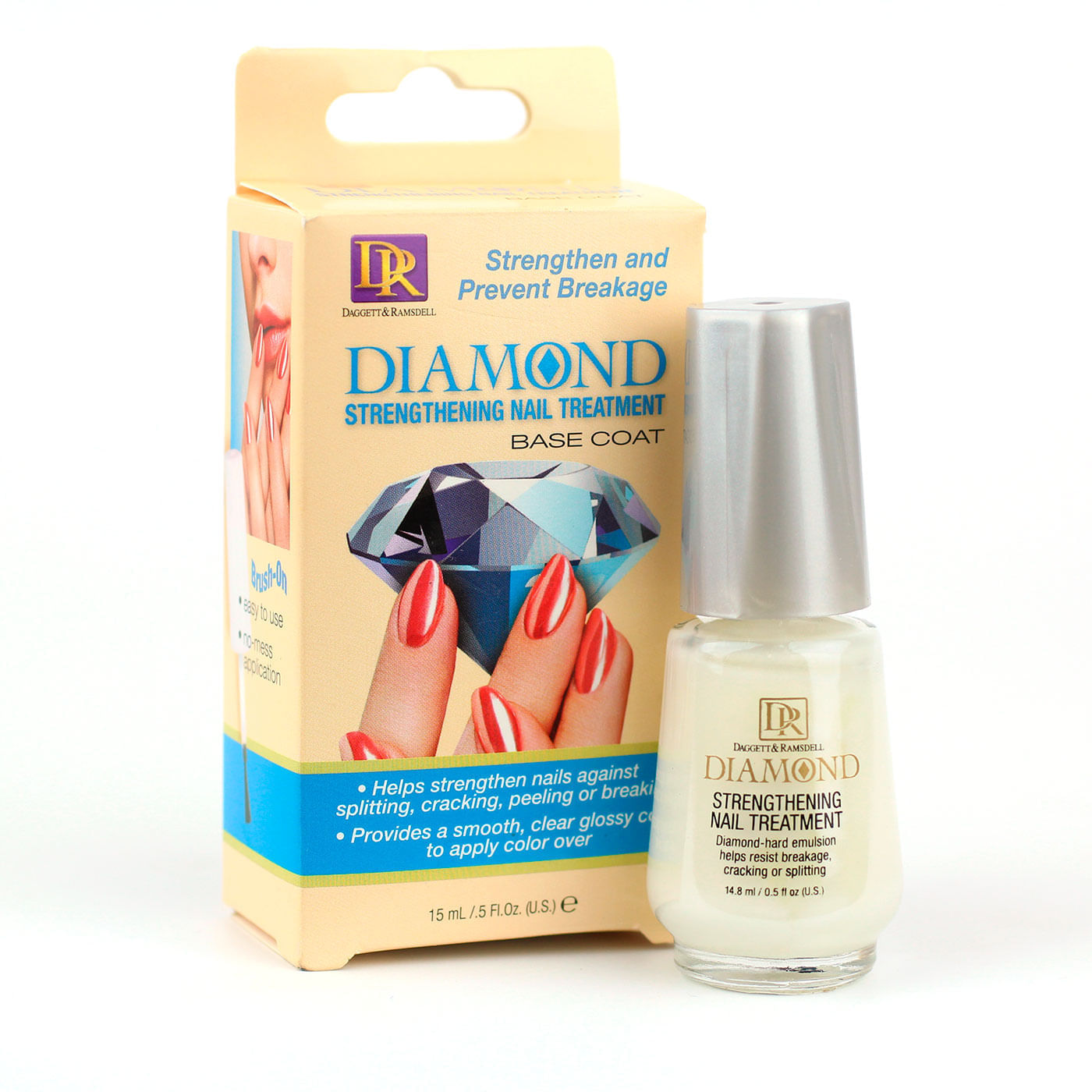 Endurecedor de uñas orgánico y secador de esmalte de uñas, 0.25 onzas por  Delore for Nails