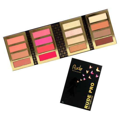Paleta de Rubores/Iluminadores/Contorno Rude Pro Mini Butter