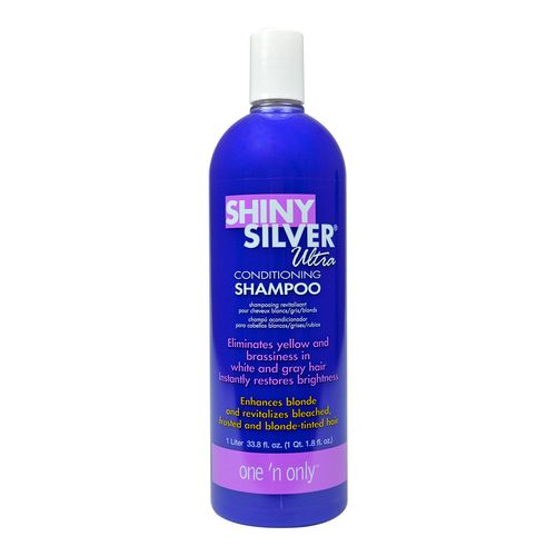 Shampoo Acondicionador Morado para Rubio Shiny Silver Ultra