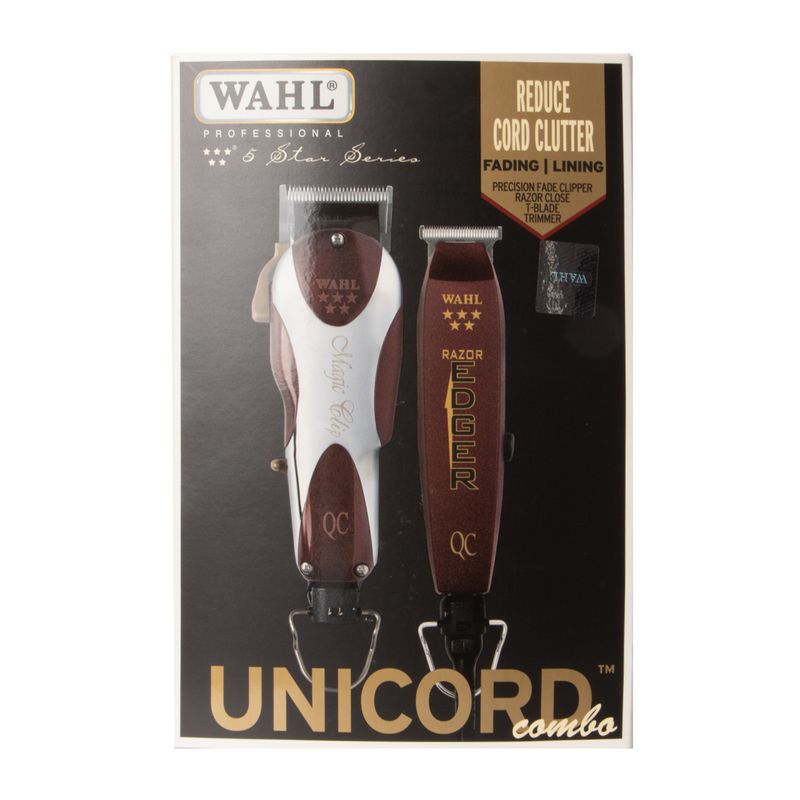 Wahl Professional 5-Star, Máquina de cortar cabello Unicord Combo (Magic  Clip & Razor Edge) Wahl Unicord Combo