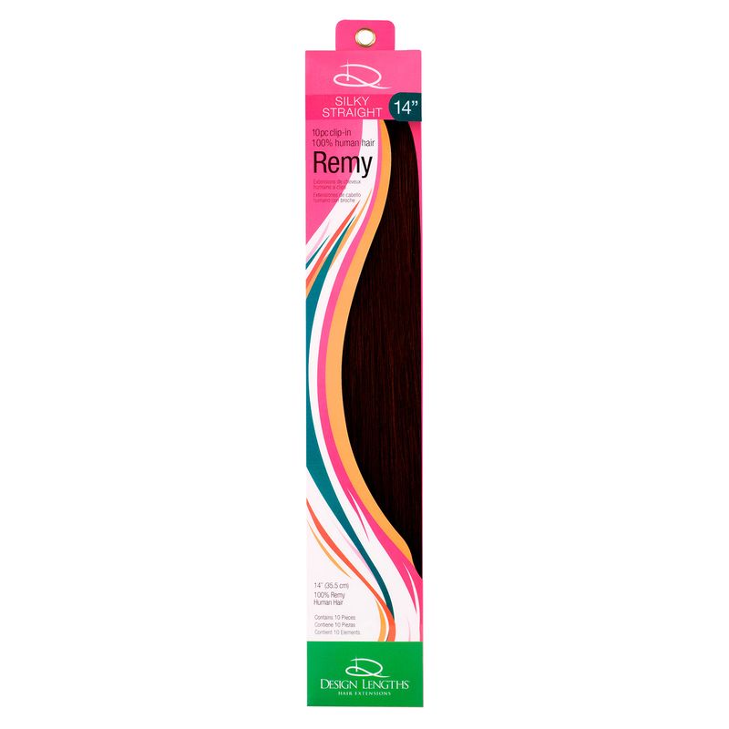 Extensiones-de-Cabello-Humano-Natural-Remy-14--Castaño-Oscuro
