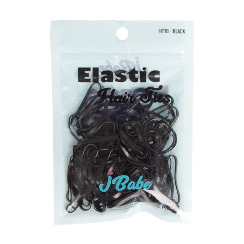 Ligas elasticas negras 100pc