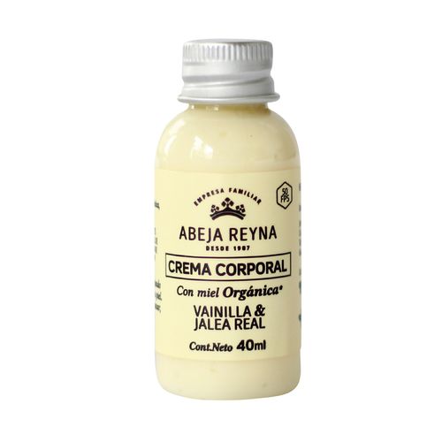 Crema Corporal orgánica Vainilla Abeja Reyna 40 ml