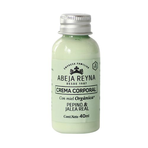 Crema Corporal orgánica Pepino Abeja Reyna 40 ml