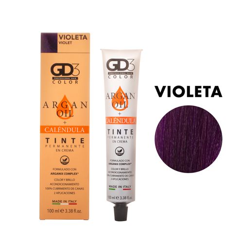 Tinte Permanente en Crema GD3 Violeta