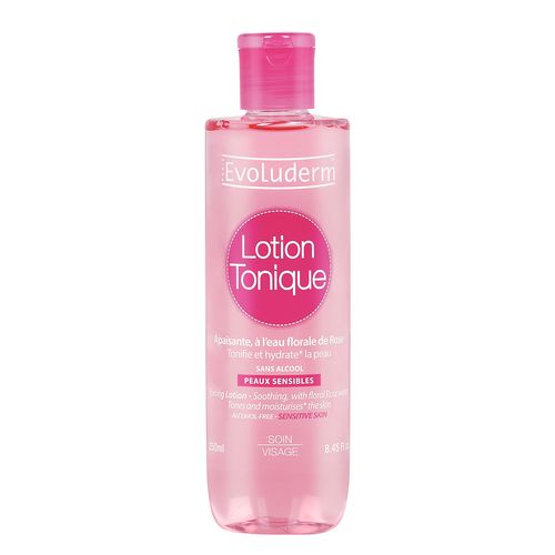 Loción tonica hidratante para piel sensible evoluderm