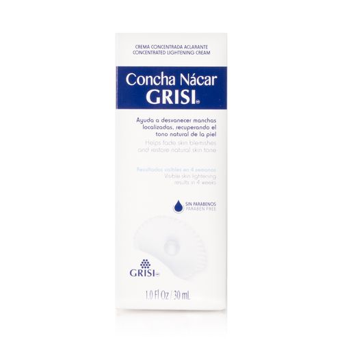 Crema aclarante concentrada concha nacar