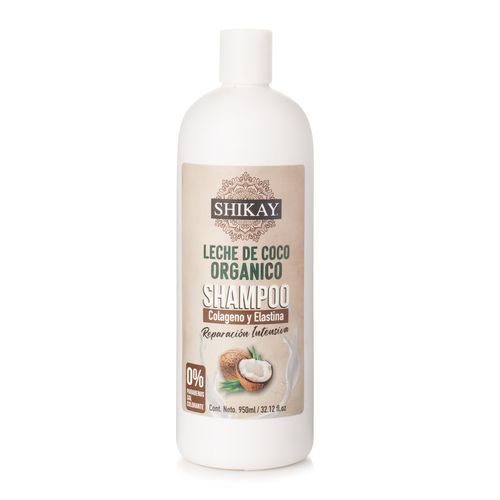Shampoo Leche de Coco Organico