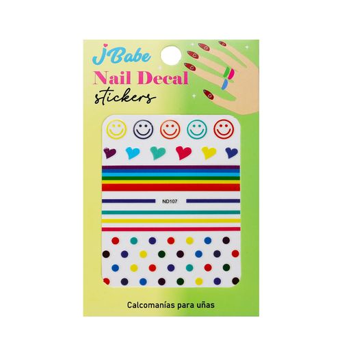 Calcomania para Uñas Happy Face