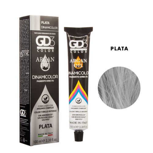 Tinte Semipermanente Plata 100ml