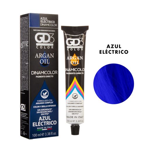 Tinte Semipermanente Azul Electrico 100ml