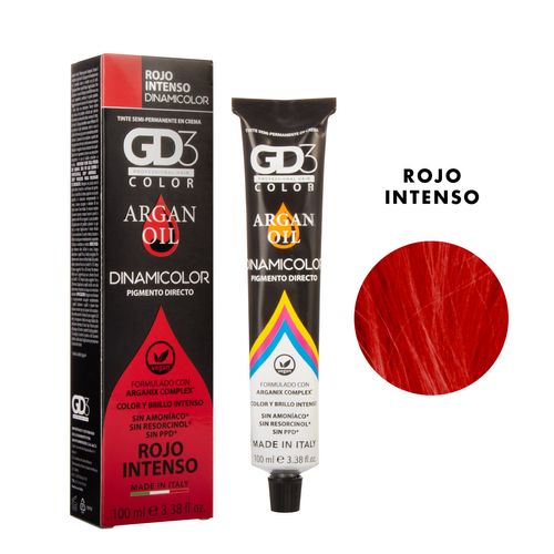 Tinte Semipermanente Rojo Intenso 100ml