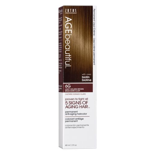 Tinte Permanente en Crema 6G Light Golden Brown