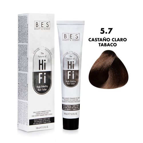 Tinte Permanente en Crema 5.7 Castaño Claro Tabaco