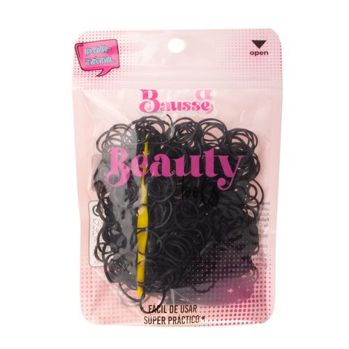 Ligas Elasticas Negras 500pz