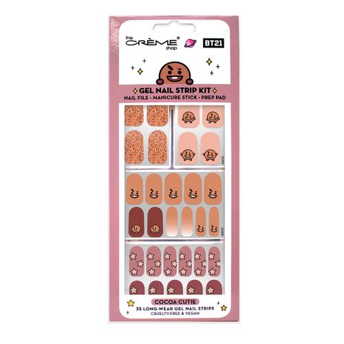 Strip Nails Cocoa Cutie