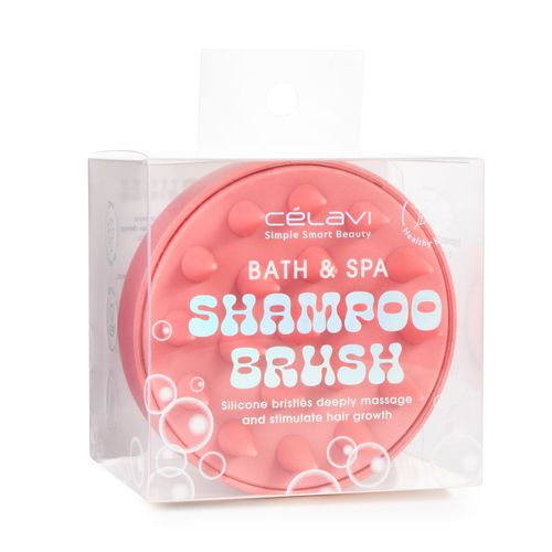 Cepillo para shampoo exfoliante Salmon