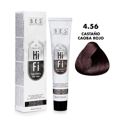 Tinte Permanente en Crema 4.56 Castaño Caoba Rojo