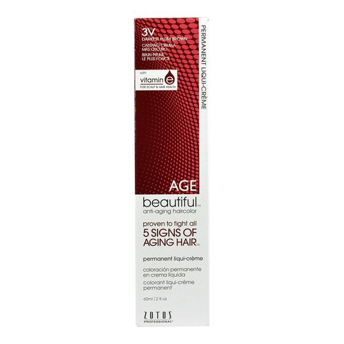 Tinte Permanente en Crema 3V Darkest Plum Brown