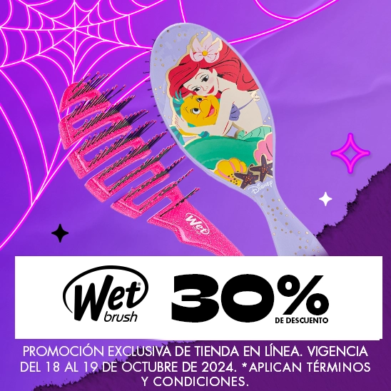 Encuentra el cepillo ideal para ti con The Wet Brush con un 30% de descuento