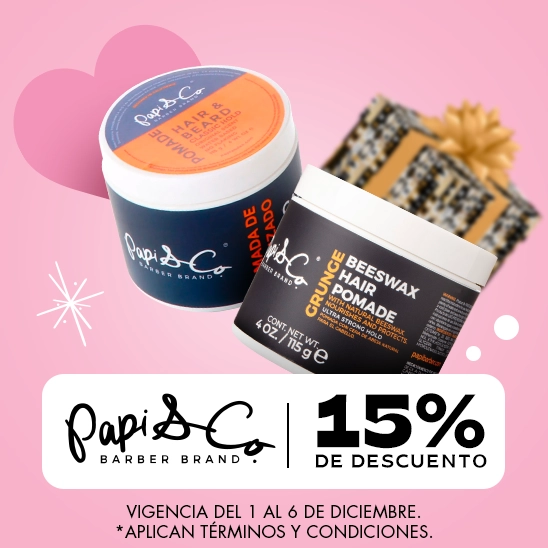 Siempre guapo con Papi & Co con un  15% de descuento