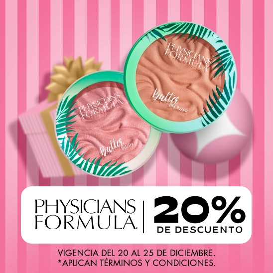 El maquillaje ideal para cuidar tu piel con Physicians Formula con un 20% de descuento