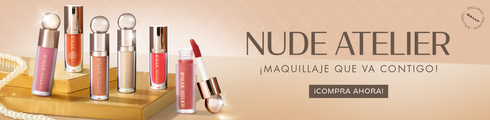 Conoce nuestra marca exclusiva Nude Atelier, el maquillaje más natural e hidratante para ti