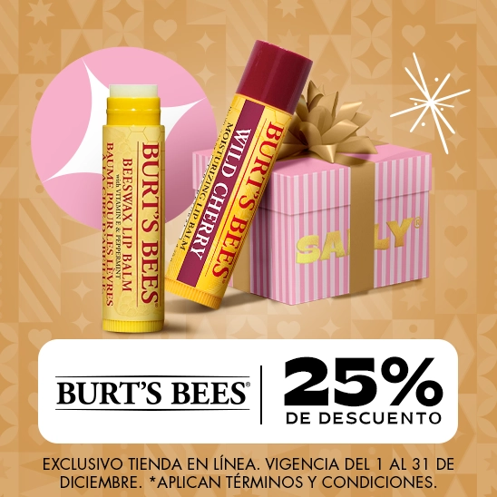 Hidrata tus labios con Burt's Bees con un 25% de descuento