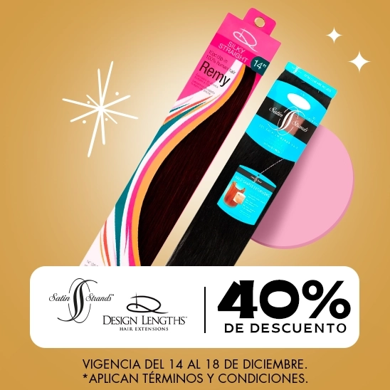 El largo que quieres, con Satin Strands y Design Lenghts con un 40% de descuento