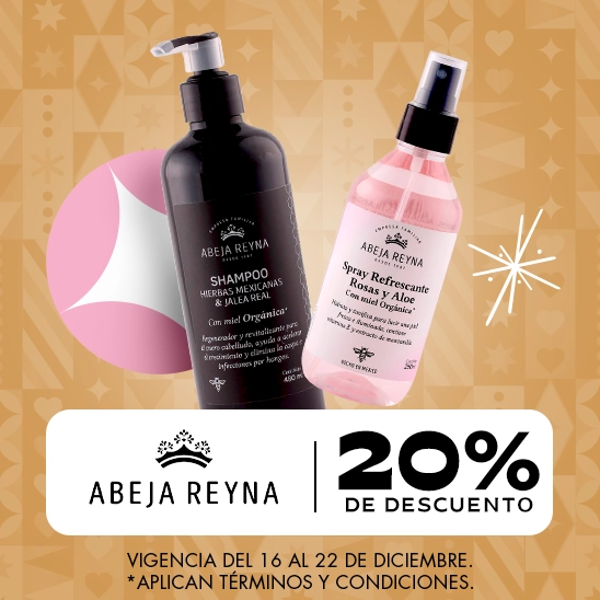 El poder de la miel para ti belleza con Abeja Reyna, con un 20% de descuento