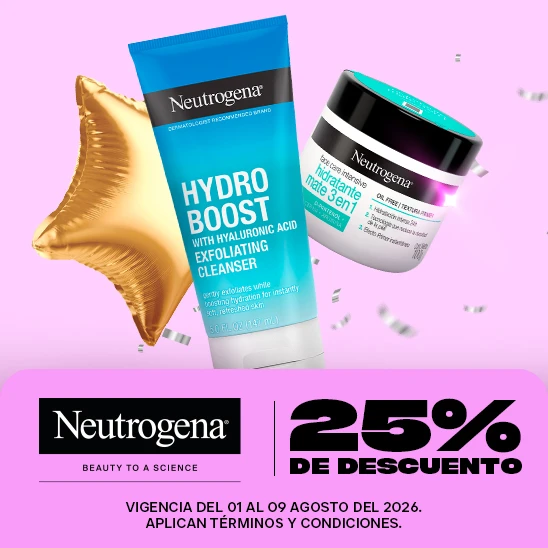 Neutrogena 25% de descuento Piel sana con Neutrogena 25% de descuento
