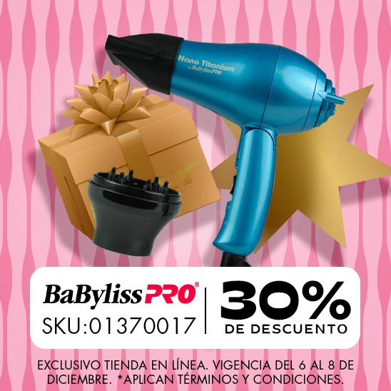 Lista para viajar con la secadora mini de Babyliss con un 30% de descuento