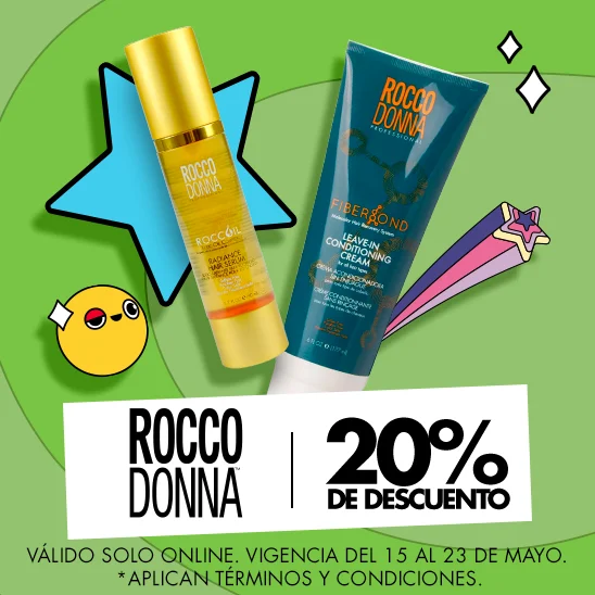 El poder de salon del rocco oil, con Rocco Donna, con un 20% de descuento