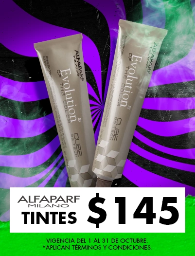 Conoce el poder de los tintes Alfaparf Evolution con un super precio de oferta