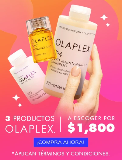 ¡Promocion Imperdible! 3 productos Olaplex a escoger por $1,800