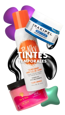 Tintes temporales para cabello