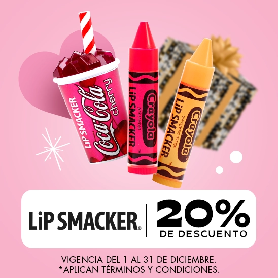 Labios deliciosos Con Lip Smacker con un 20% de descuento