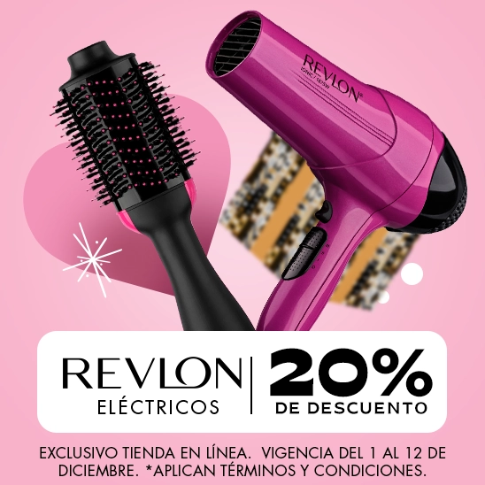 El eléctrico perfecto lo encuentras con Revlon, con un 20% de descuento