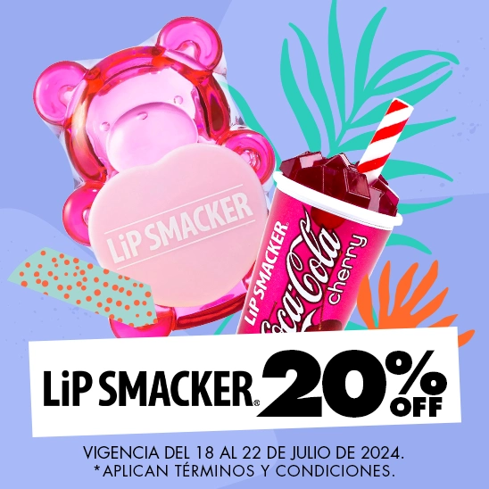 Labios deliciosos con Lip Smacker con un 20% de descuento