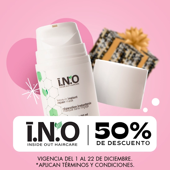 Restaura tu cabello con INO, con un 50% de descuento