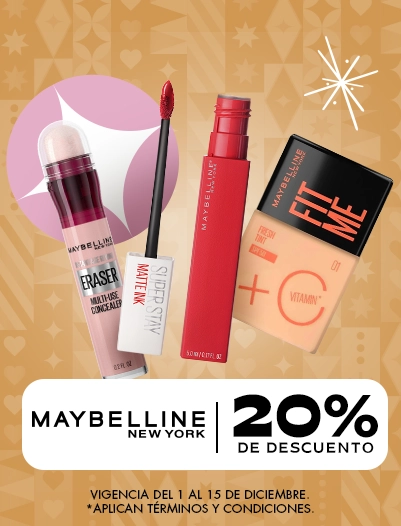 Logra un look perfecto con Maybelline