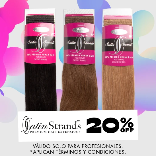 Extensiones naturales para tu salon con Satin Strands