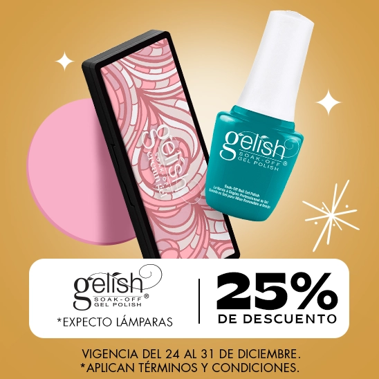 Uñas que duran para siempre con Gelish con 25% de descuento