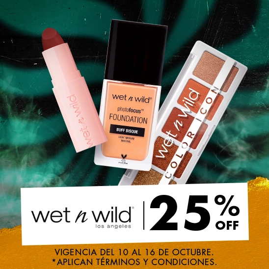 Los looks más atrevidos con Wet n Wild con un 25% de descuento