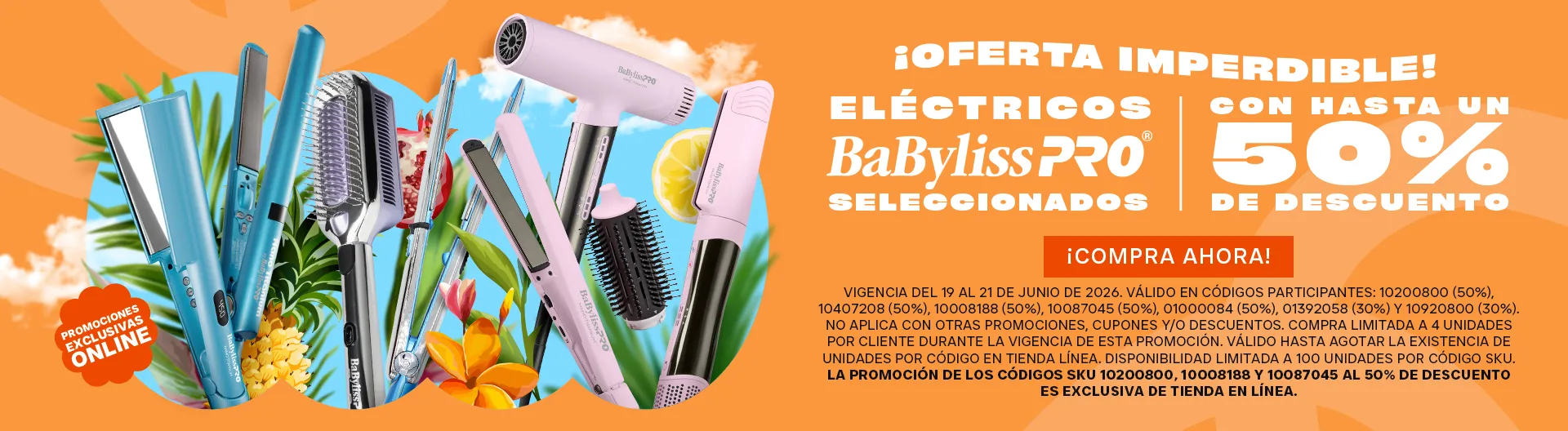 Encuentra tu eléctrico Babyliss perfecto con hasta un 50% de descuento