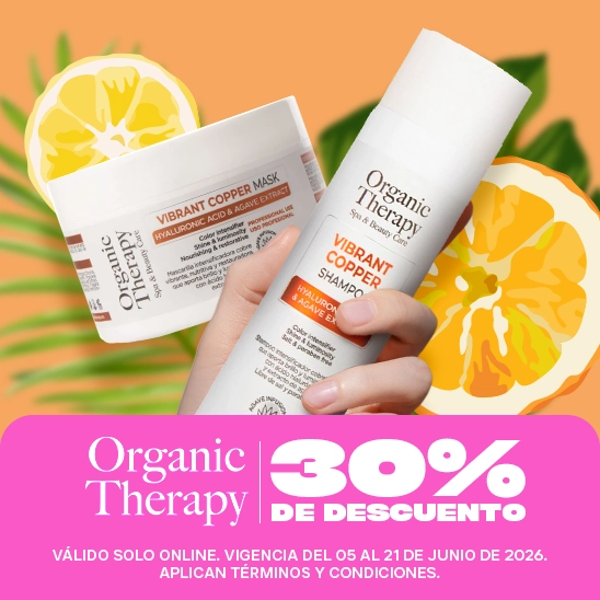 El poder orgánico para tu cabello con Organic Therapy con un 30% de descuento